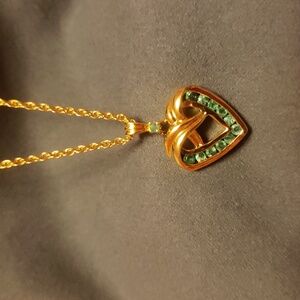 Danbury  Mint gold toned tiered heart necklace Its A GREAT Gift.